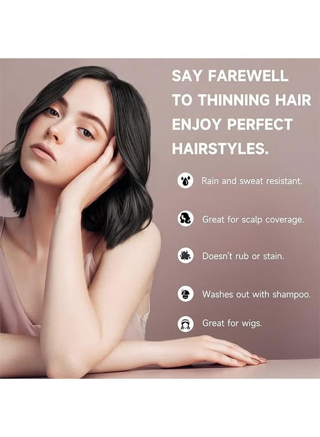 VERONNI Enhance Hairline Powder, Hairbear Hair Filler,Hairline Shadow Powder,Hairline Powder Instantly Conceals,Instant Volume&scalp Coverage For Thinning Hair,Fast & Full Care, 100% Water Sweat Resistant (#Dark Brown) - Image 3